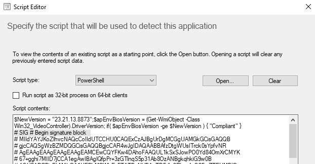 Script Editor Signed File